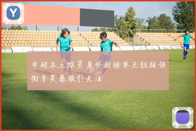中超本土球员身价新榜单王钰栋领衔李昊暴涨引关注